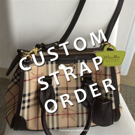 burberry purse straps only|burberry replacement handbag strap.